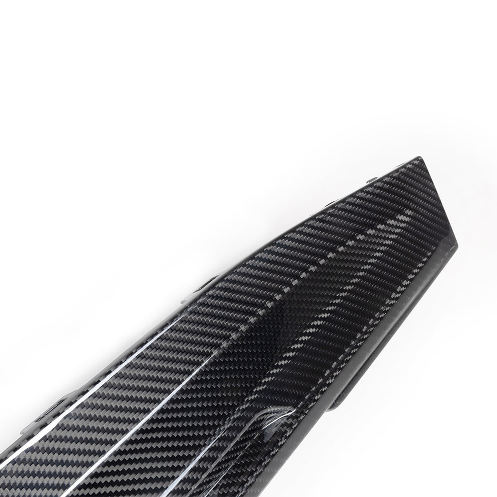 SOOQOO M4 G82 G83 Carbon Fiber Diffuser With Brake Light + Rear Splitter