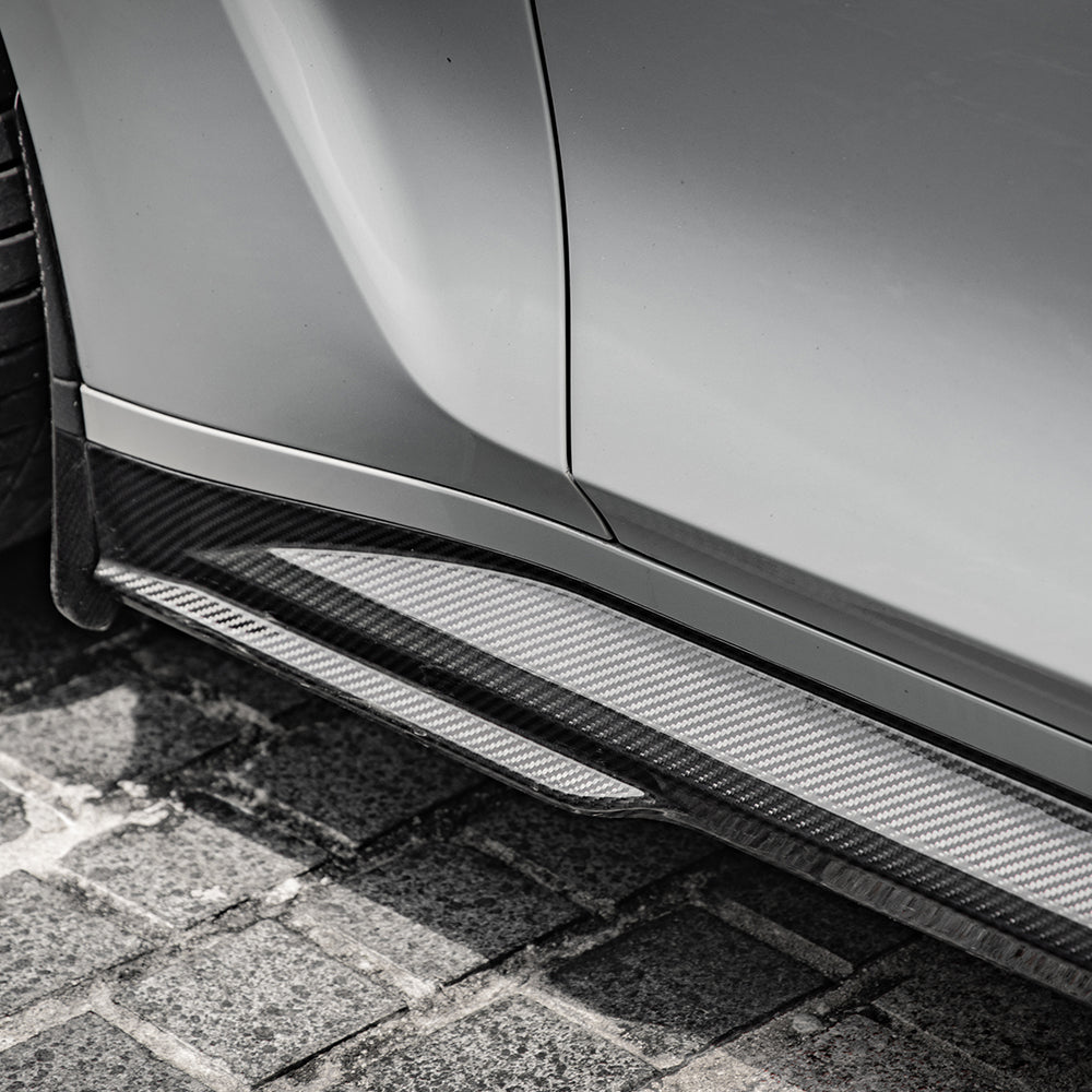 SOOQOO M3 G80 G81 Carbon Fiber Side Skirt