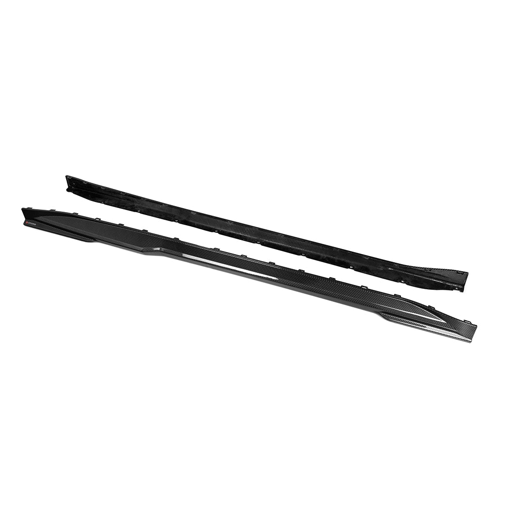 SOOQOO M4 G82 G83 Carbon Fiber Side Skirt