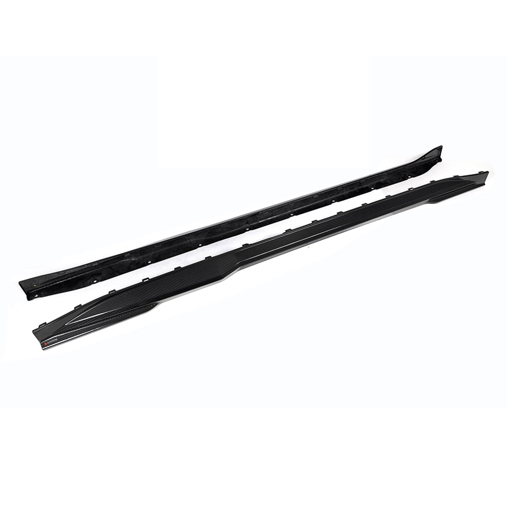 SOOQOO M4 G82 G83 Carbon Fiber Side Skirt